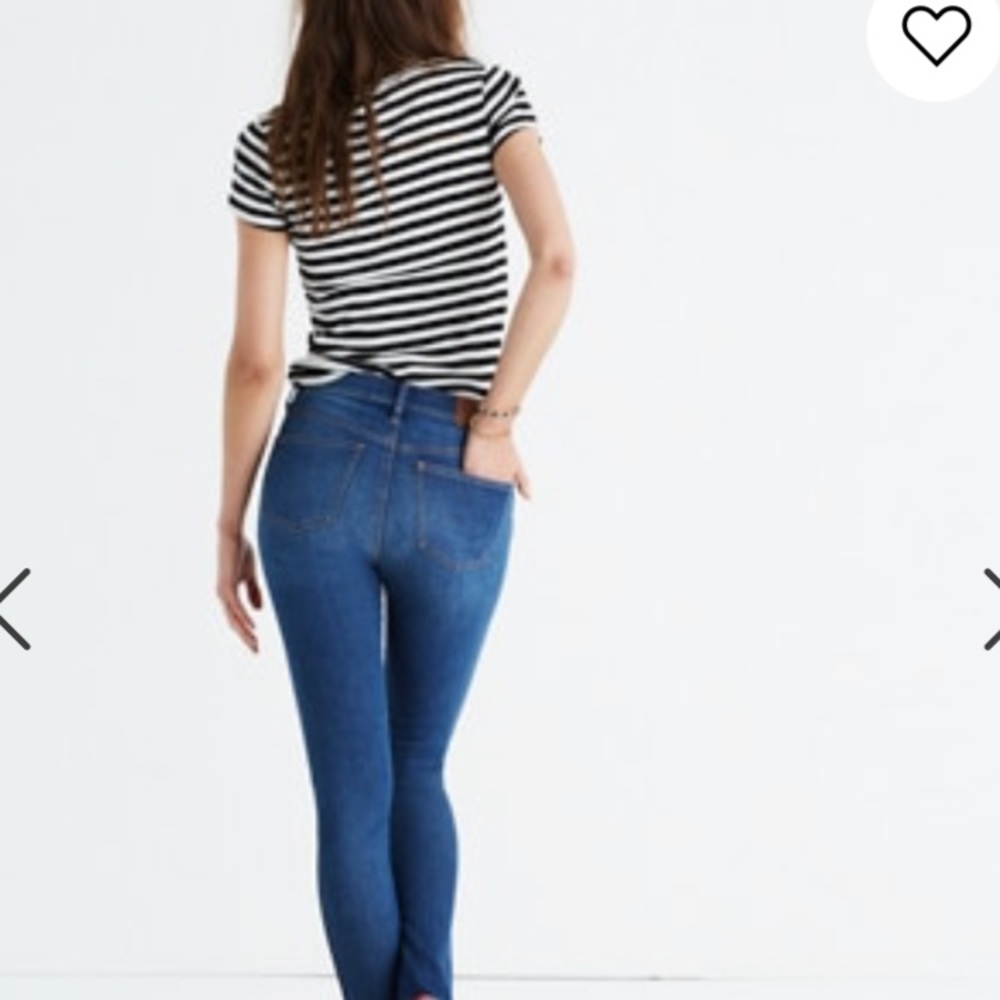 Madewell 9” high rise jeans(Patty Wash)- like new!